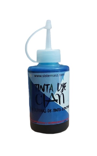TINTA DYE CYAN 100 ML - HP - CANON - BROTHER - EPSON