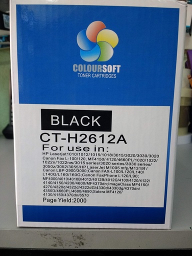 TONER GENERICO HP H-2612A BLACK 