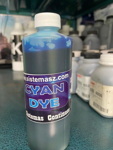 Tinta DYE 250 ML Cyan