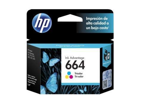 Cartucho de Tinta hp 664 Tricolor