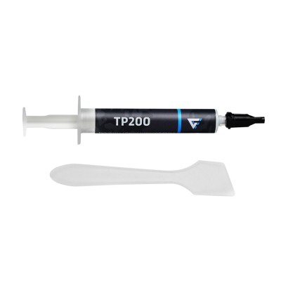 [05230823] Pasta Térmica GAME FACTOR TP200, 4gr, 5.15W/M-k, Aplicador, Gris