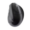 Mouse Vertical Ergonómico PERFECT CHOICE V-Mouse, Negro, Inalámbrico, Óptico, 800/1200/1600 DPI PC-044895