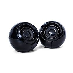 Vorago Bocinas Portátiles SPK-105, Alámbrico, 2.0, 6W RMS, Negro