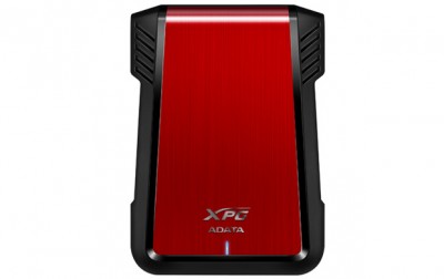 Gabinete Externo ADATA EX500, USB 3.2 Gen1 (compatible con las versiones anteriores USB 2.0), 2.5 pulgadas, Rojo