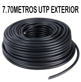 ROLLO DE CABLE UTP GHIA EXTERIOR PONCHADO 7.70 METROS 