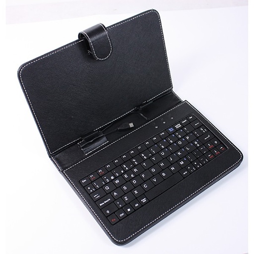 FUNDA CON TECLADO PARA TABLET 7" ACTECK NEGRA