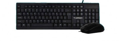 Kit Teclado Estándar y Mouse ACTECK AC-928984 , Estándar, 105 teclas, Negro