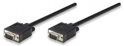 371377 CABLE MONITOR SVGA 8MM HD15M-M Longitud 11.0M, Color Negro.
