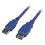  MANHATTAN, CABLE USB EXTENSIÓN A MACHO/A HEMBRA, 1.8 M 