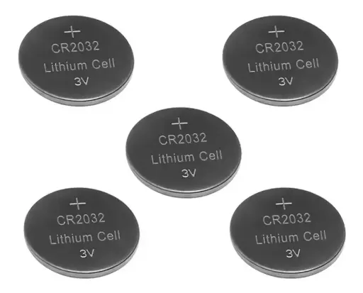 Batería tipo boton CR2032 para Glucómetro 210mah 3Vcc