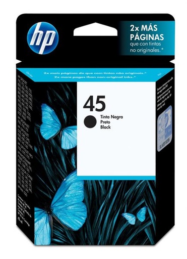 CARTUCHO HP 51645AL (45) NEGRO