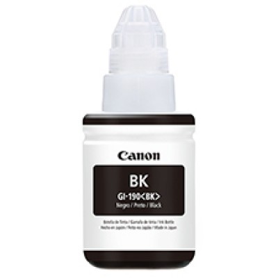 Tanque de tinta CANON GI-190 BK, Negro, Canon