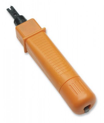 211055 Pinza para ponchar terminal Jack, con control de presion y almacenamiento para punta de respaldo.