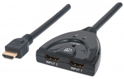 Switch HDMI MANHATTAN , Negro, HDMI