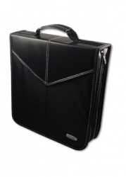 Klip Xtreme Estuche Deluxe para CD/DVD, 160 Piezas, Negro