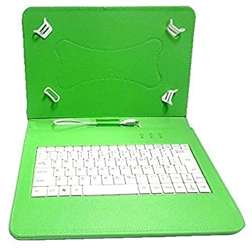  FUNDA PARA TABLETA 10" VERDE CON TECLADO 