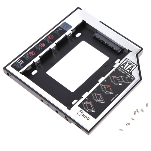ADAPTADOR 2 HDD CADDY UNIVERSAL 12.7MM